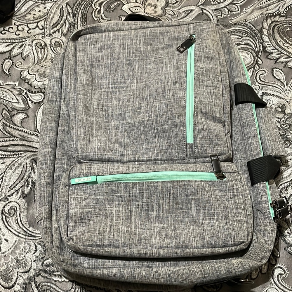SOCKO 17 Inch Laptop Backpack Convertible Backpack Travel Computer Bag